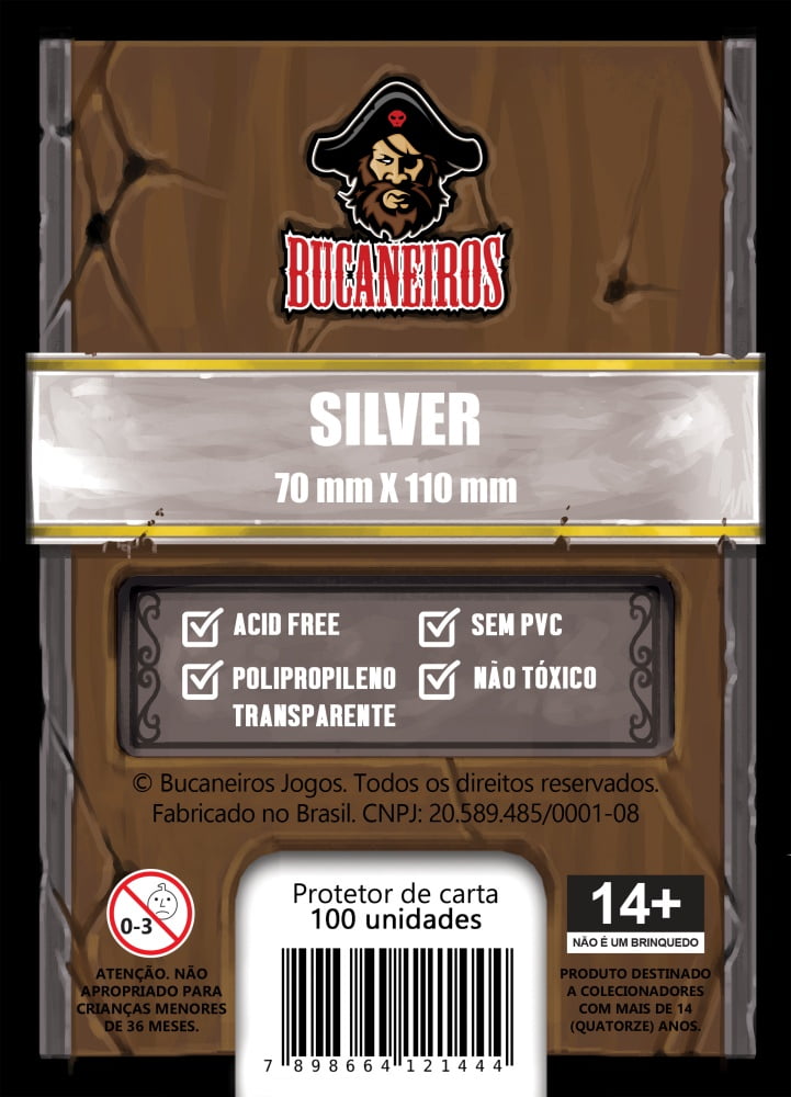 Protetores de cartas (Sleeves) - Bucaneiros Acessórios