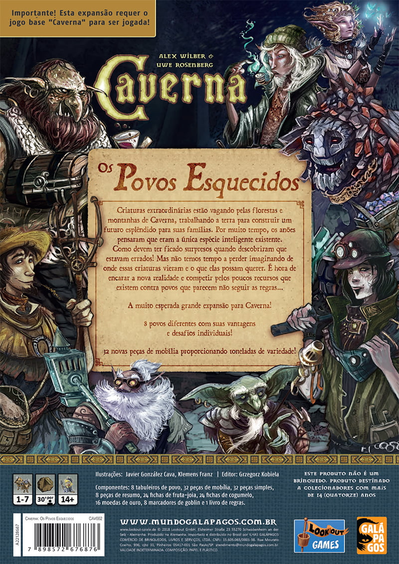 Expansão Caverna: Os Povos Esquecidos